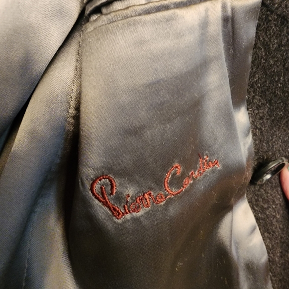 Vintage Mens PIERRE CARDIN 100%wool Top Coat - Picture 15 of 16